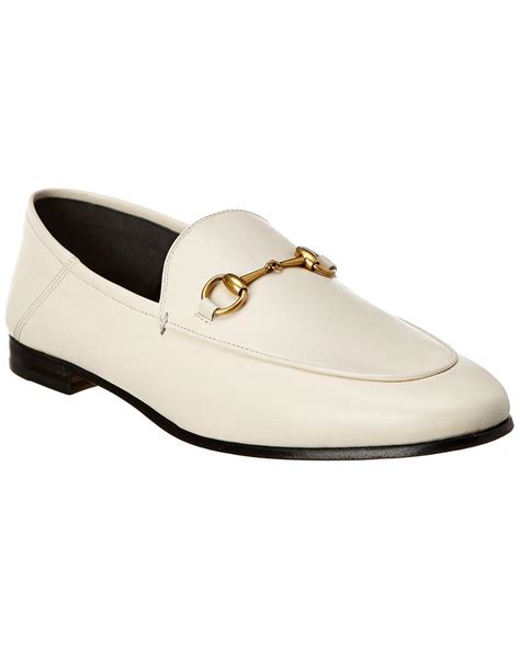 gucci loafers white